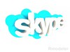 Skype 3d Logo 3D Model