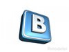VKontakte letter 3d Logo 3D Model
