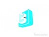 Twitter Letter 3d Logo 3D Model .obj .ma .mb .dae