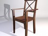 3D model Ikea kitchen chair Ingolf 3D Model