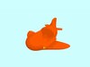 cartoon plane 3D Model