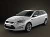 Ford Mondeo wagon Mk4 2011 3D Model