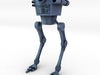 Futuristic robot 3D Model