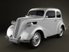 Ford Anglia E494A 2-door Saloon 1949 3D Model