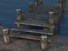 Broken Old Pier 3D Model
