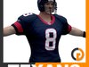 NFL Player Houston Texans 3D Model