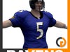 NFL Player Baltimore Ravens 3D Model