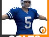 NFL Player Indianapolis Colts 3D Model