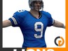 NFL Player Detroit Lions 3D Model