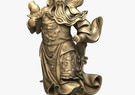 Guan Gong Statue 3D Model