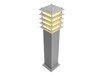 Floor lamp square - Lampadaire carre 3D Model