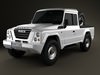 Iveco Massif pickup 2011 3D Model