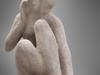 Sitting girl statue 3D Model