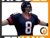 NFL Player Houston Texans Rigged 3D Model