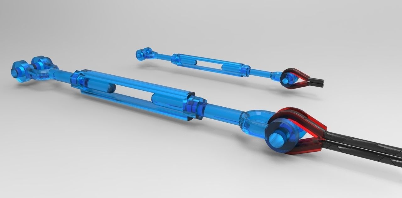 Crosby turnbuckles free 3D Model .dxf .dwg