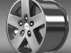 Jeep Wrangler Rubicon rim 3D Model