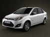 Ford Fiesta Rocam sedan (Brazil) 2012 3D Model