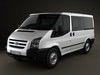 Ford Transit Tourneo SWB Low Roof 2012 3D Model