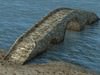 Low Poly Stone bridge 3D Model