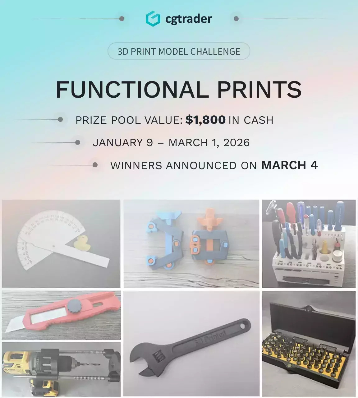 3D Print Model Challenge: Functional Prints