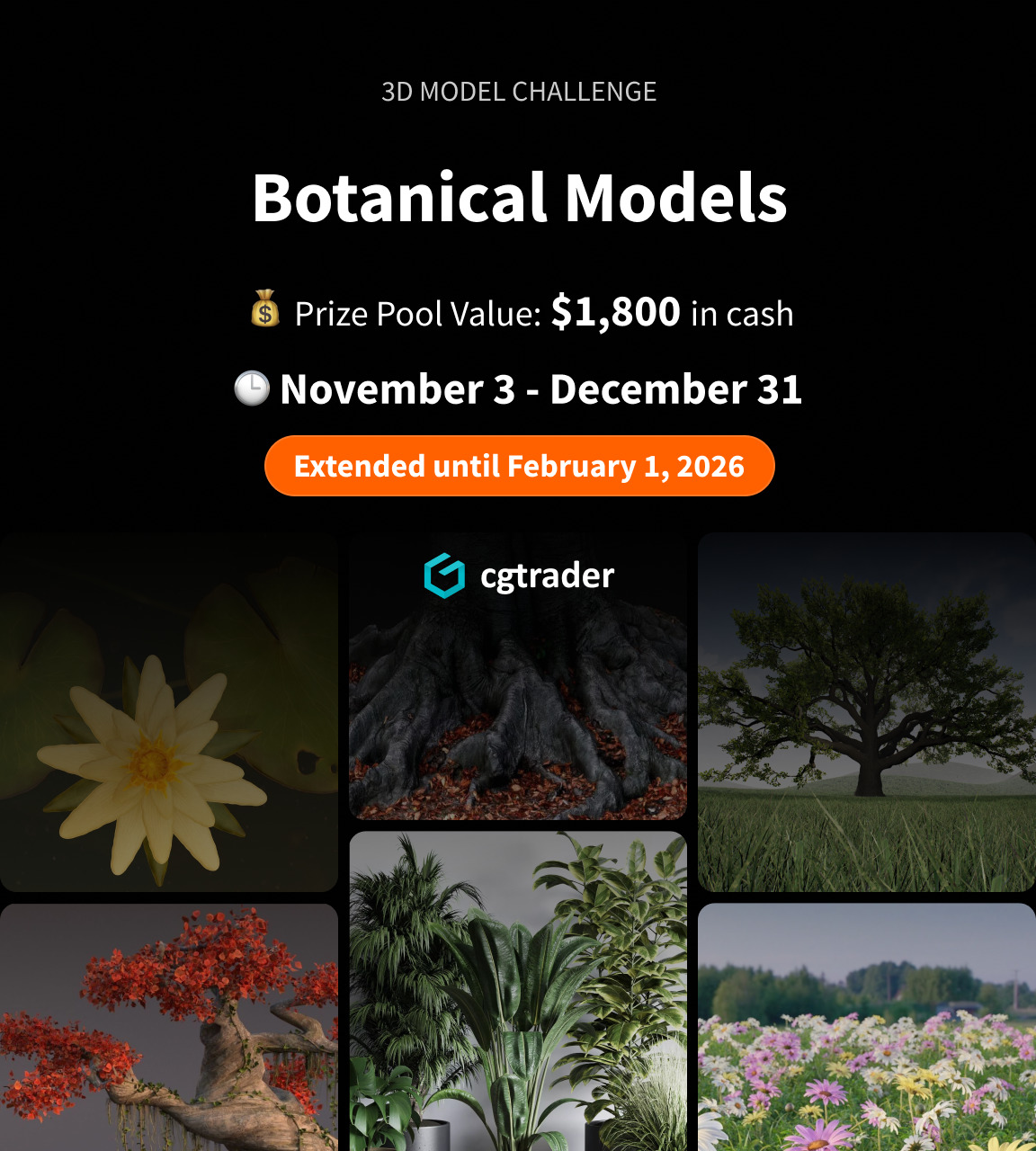 3D Challenge: Botanical Designs