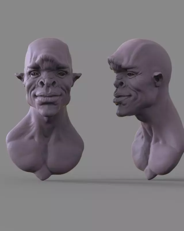 creature Free 3D print model