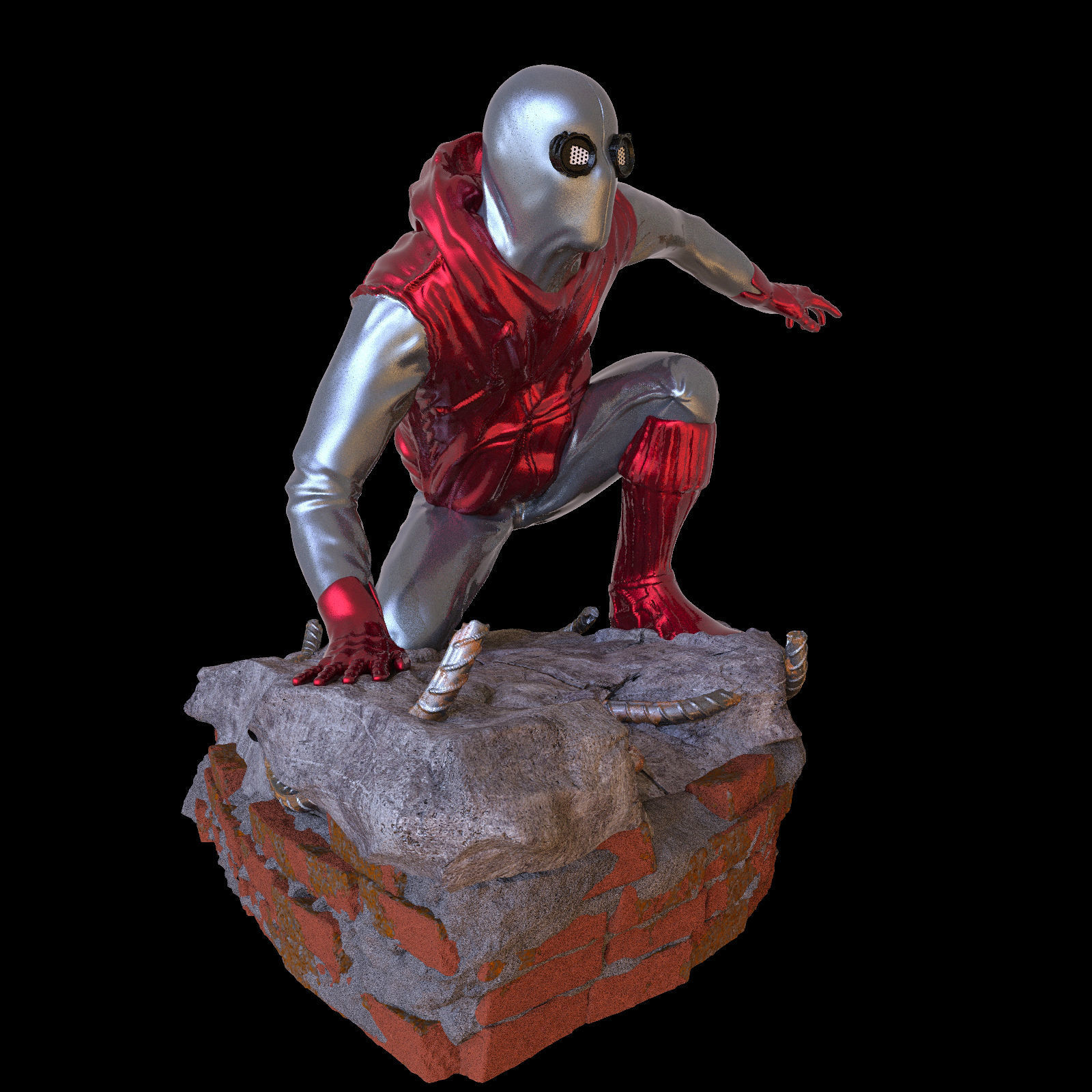 Spider-Man Homemade Suit 3D print model_27