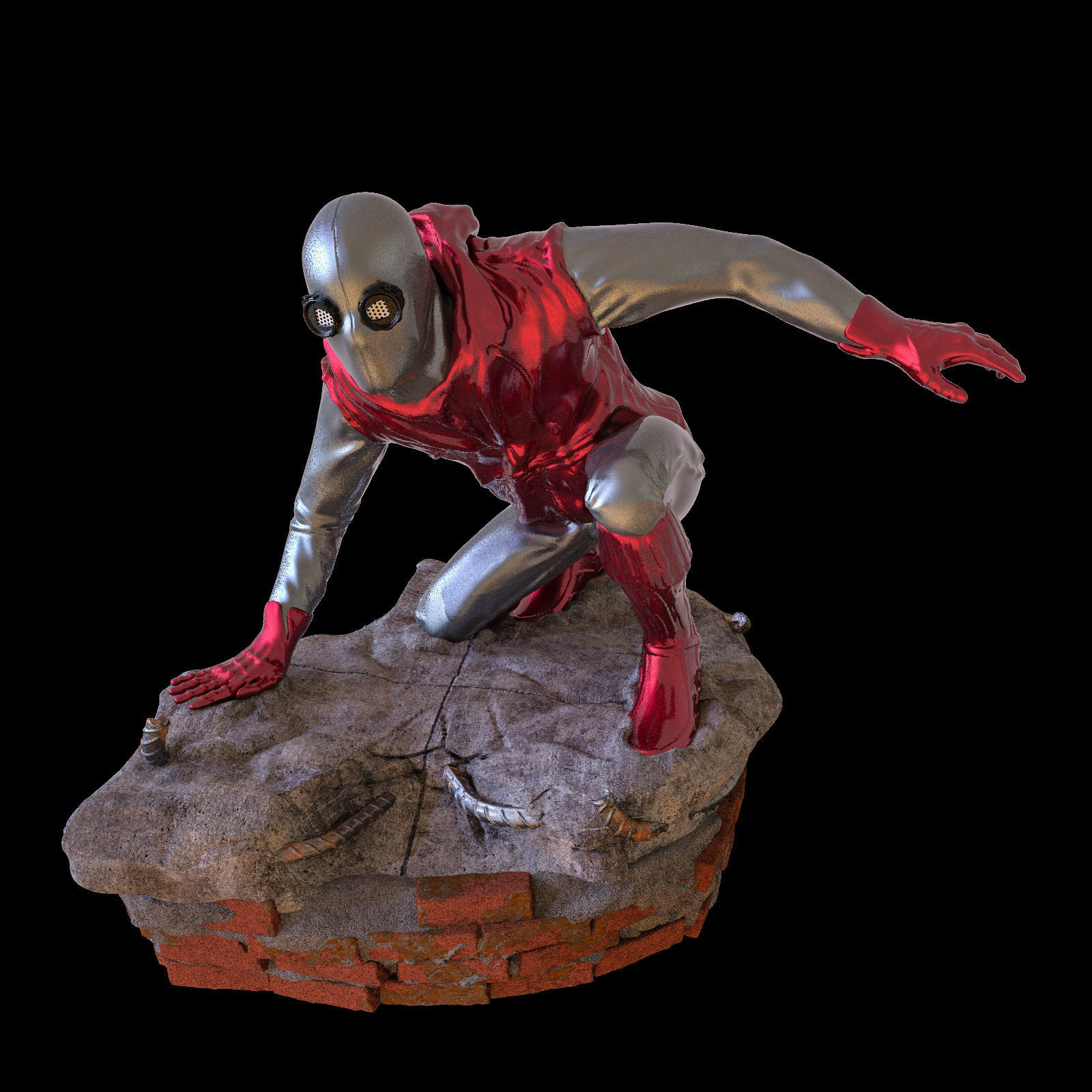 Spider-Man Homemade Suit 3D print model_26
