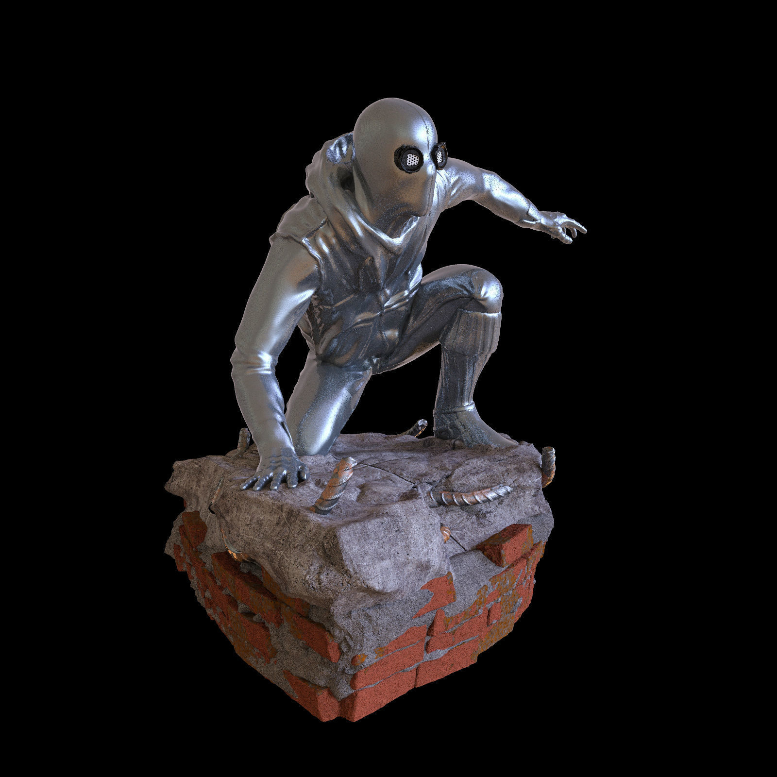 Spider-Man Homemade Suit 3D print model_25