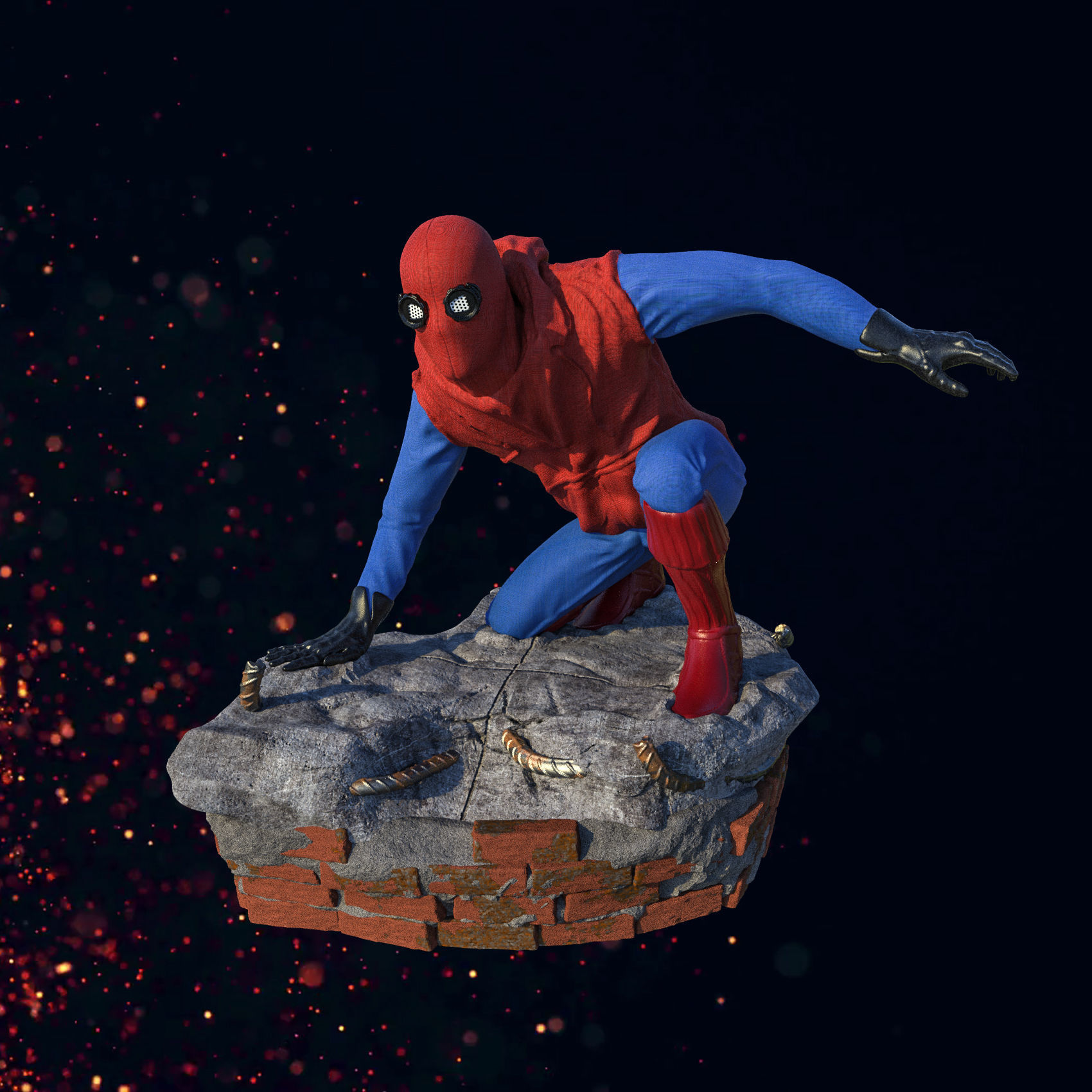Spider-Man Homemade Suit 3D print model_2