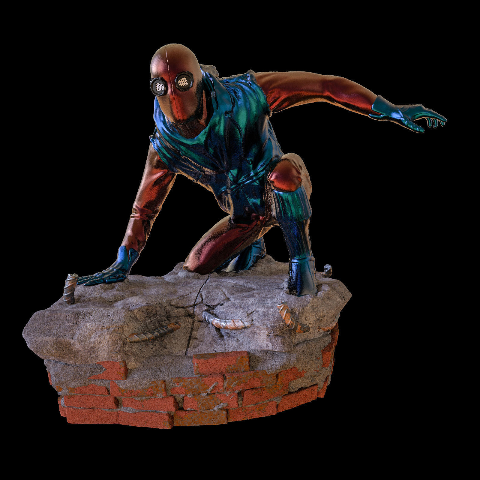 Spider-Man Homemade Suit 3D print model_7
