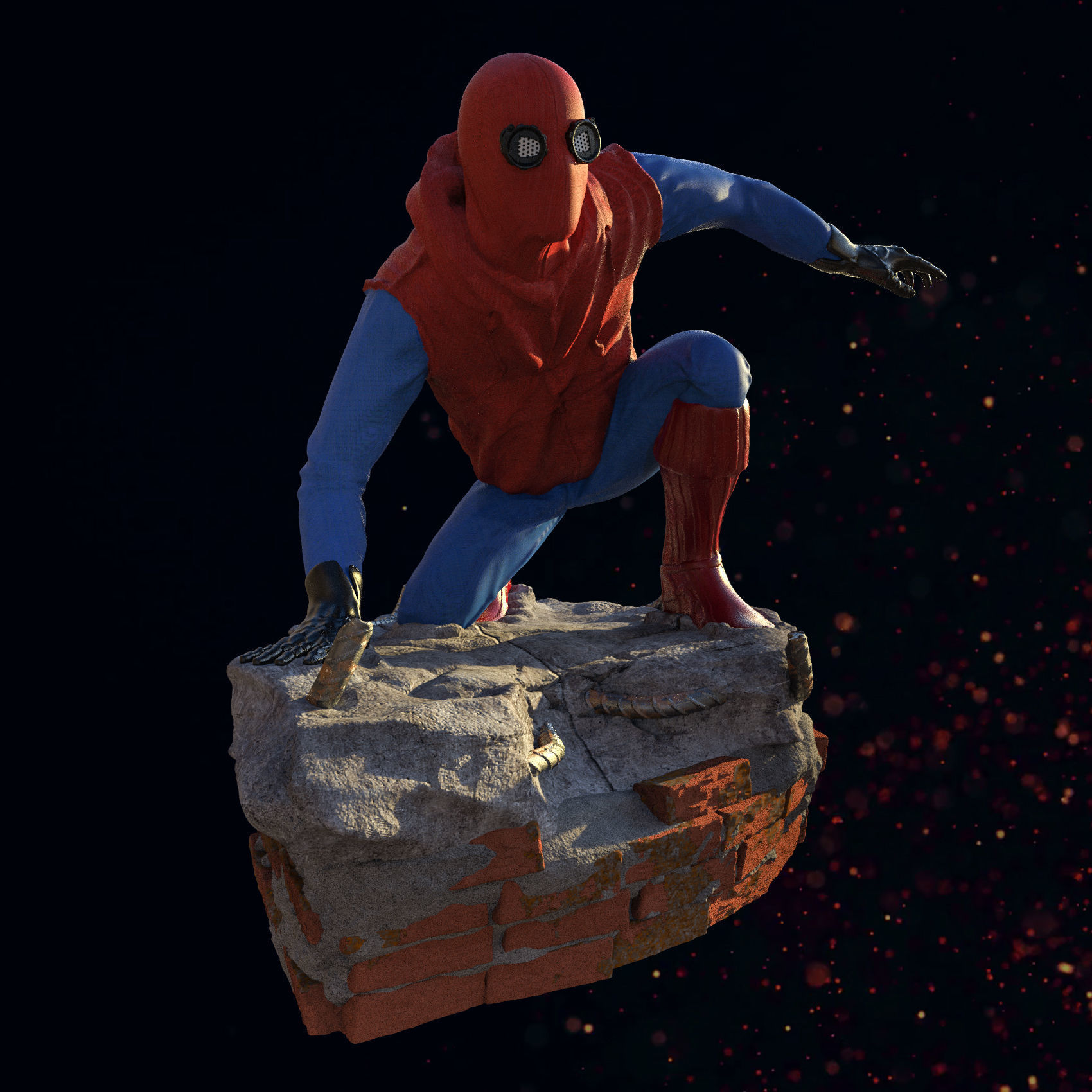 Spider-Man Homemade Suit 3D print model_4