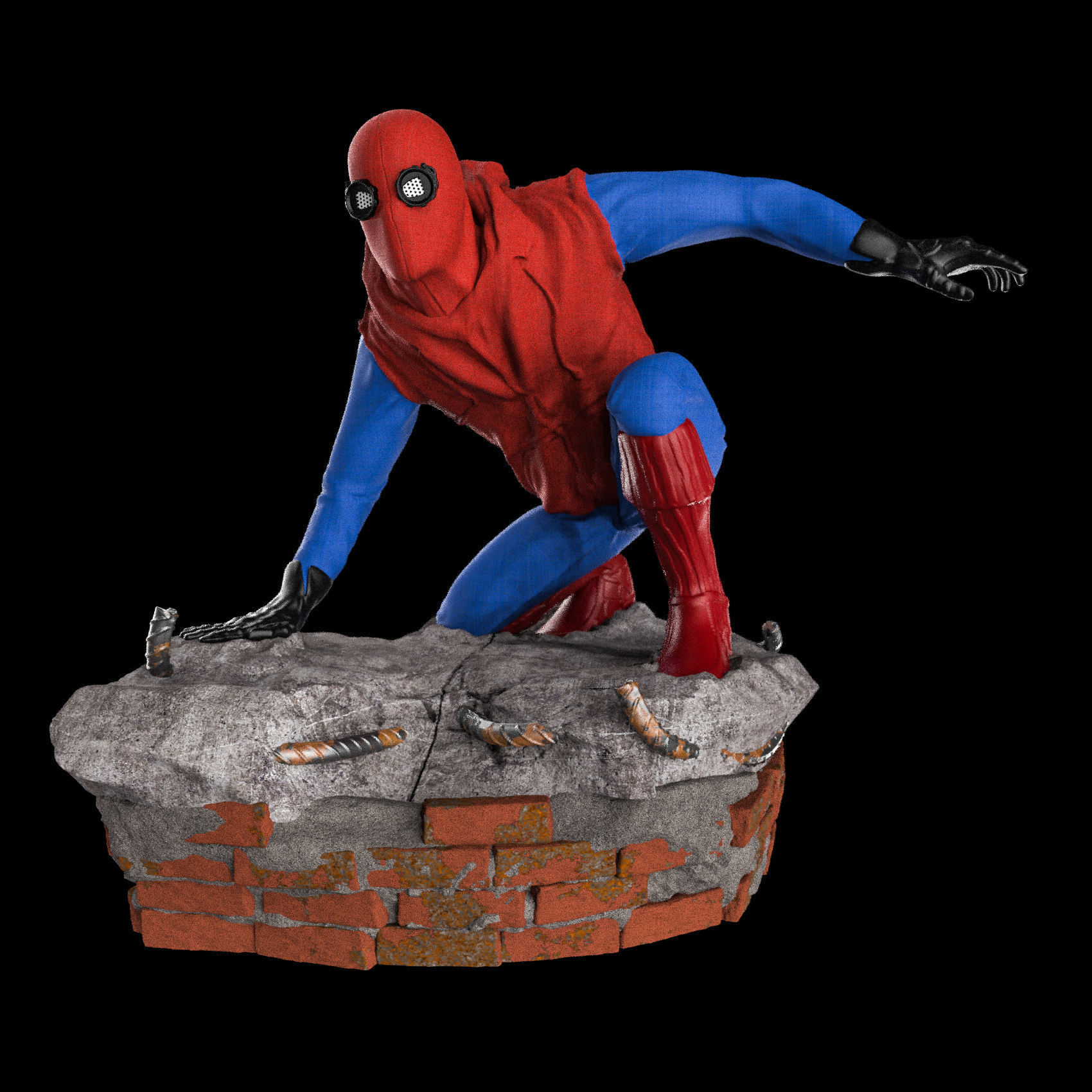 Spider-Man Homemade Suit 3D print model_13
