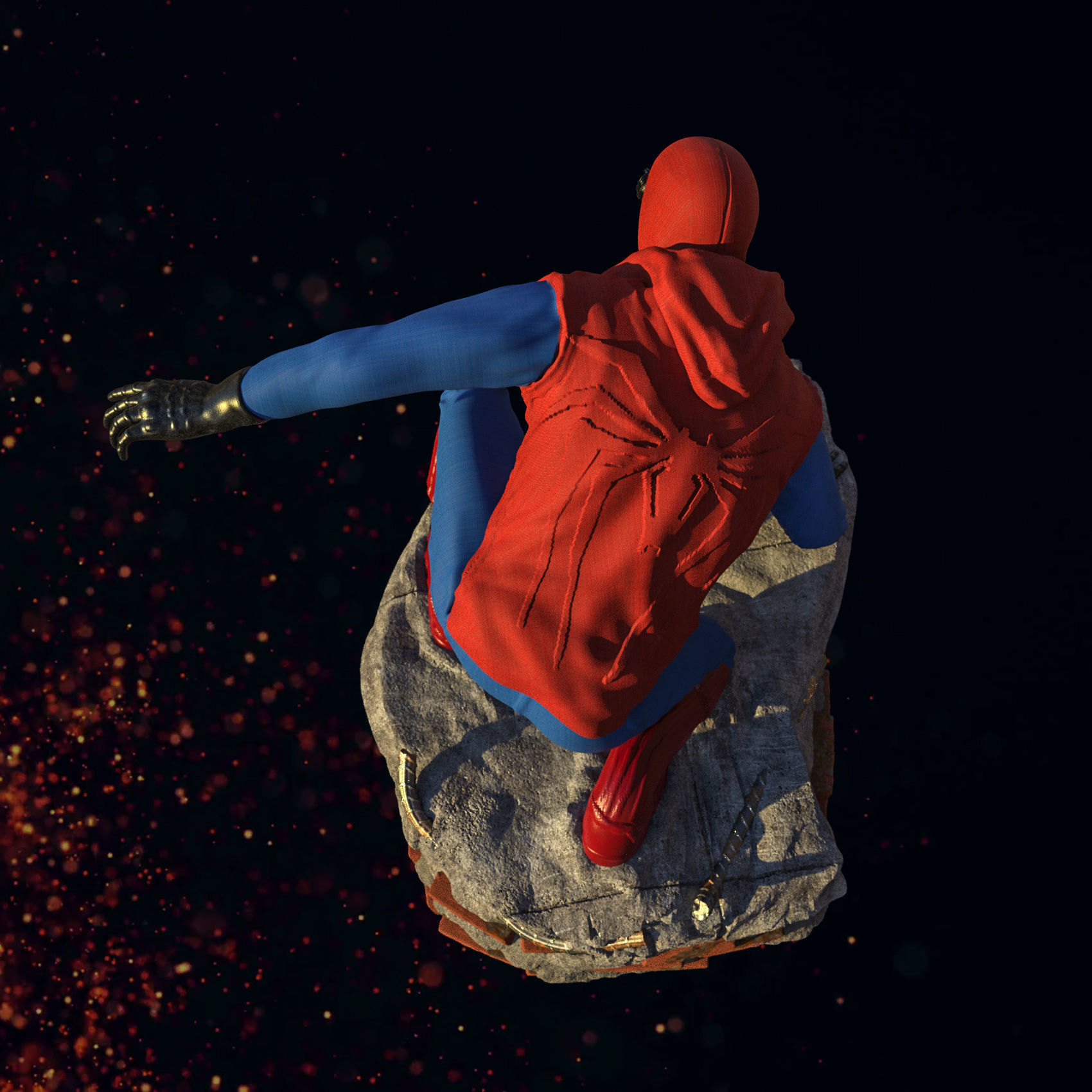 Spider-Man Homemade Suit 3D print model_3