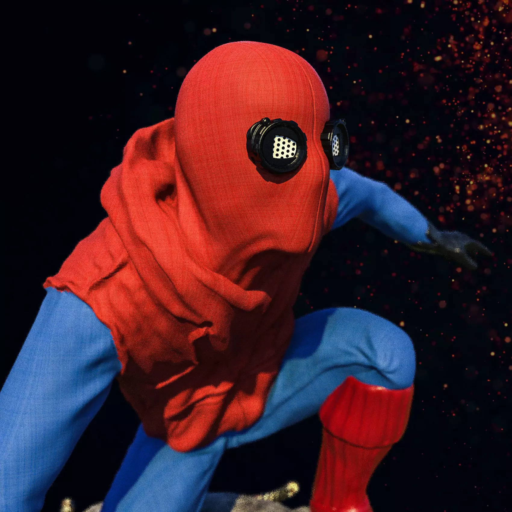 Spider-Man Homemade Suit 3D print model_0