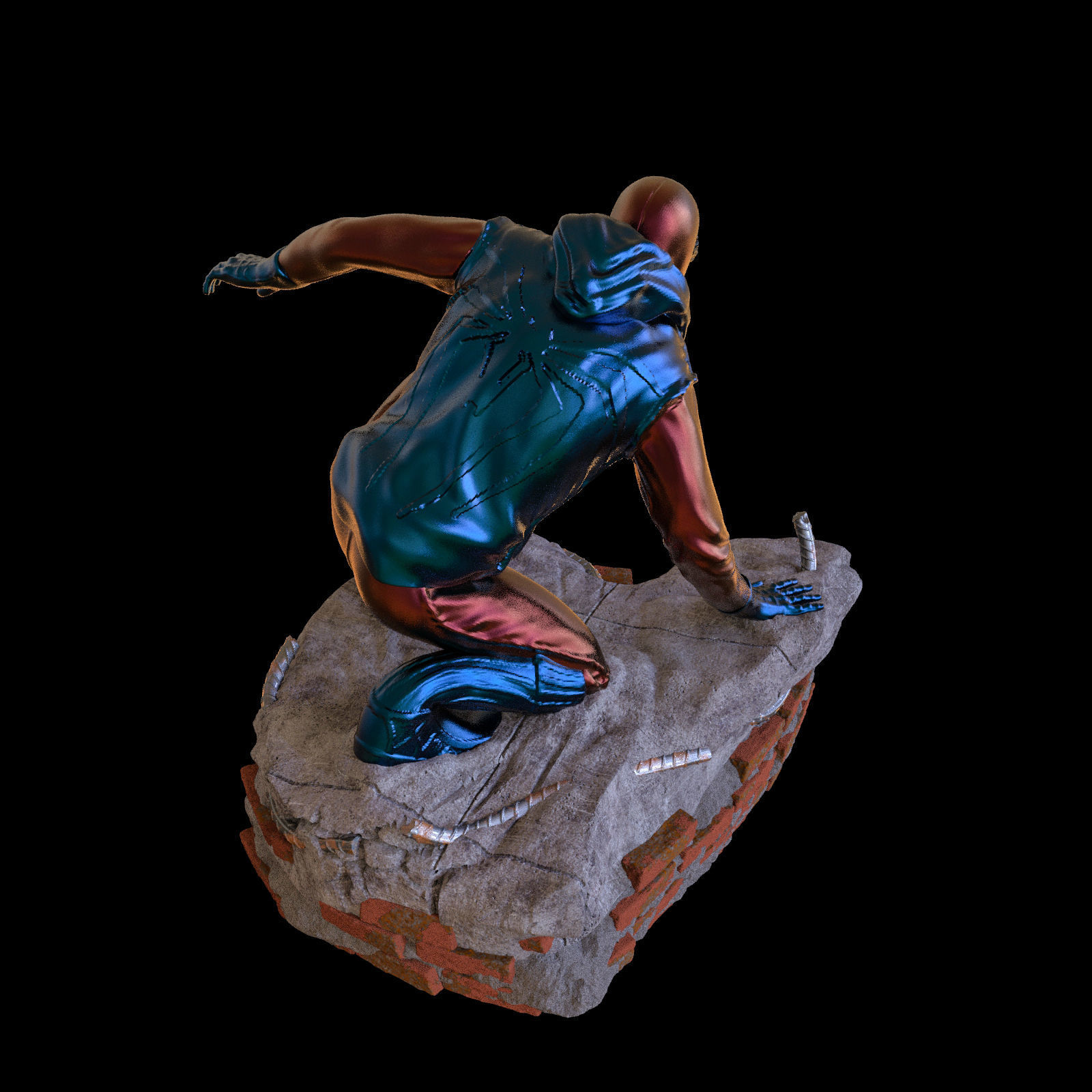 Spider-Man Homemade Suit 3D print model_9