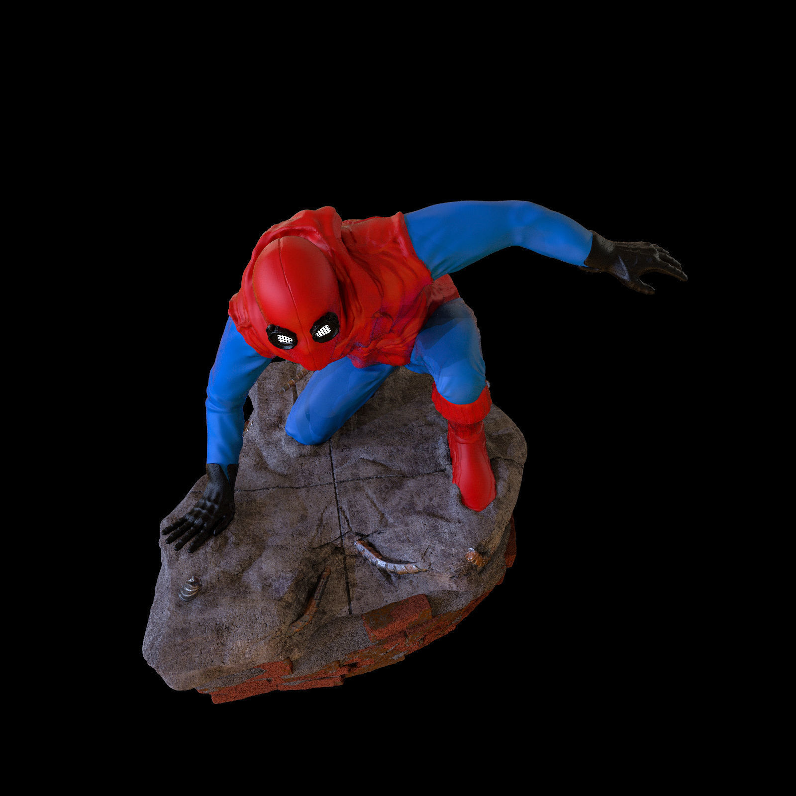 Spider-Man Homemade Suit 3D print model_22