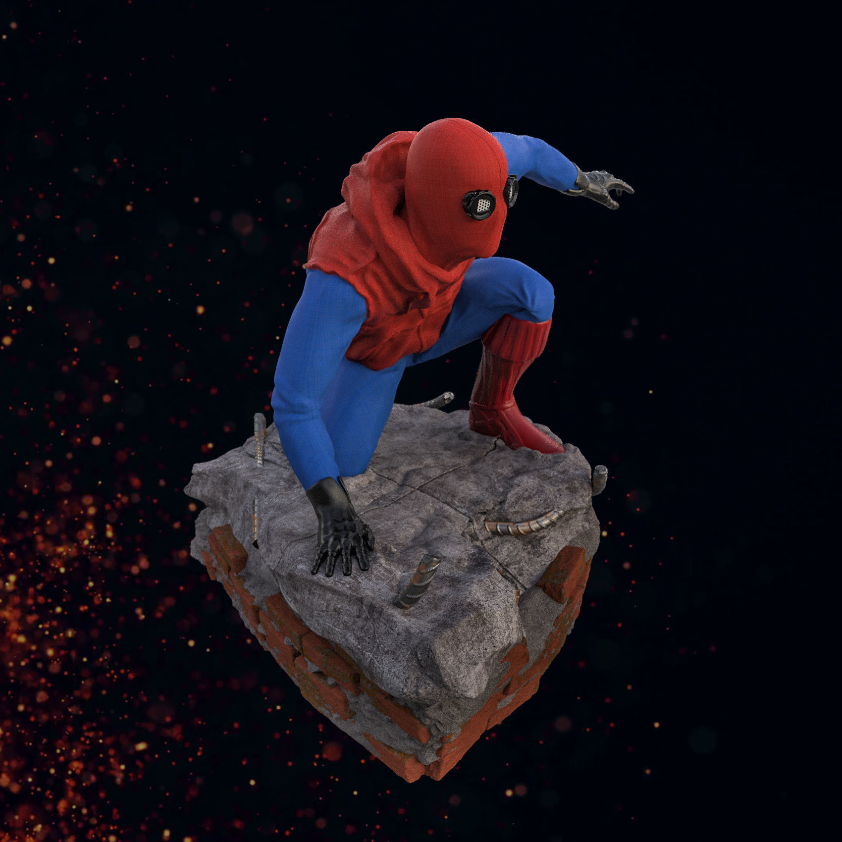 Spider-Man Homemade Suit 3D print model_10