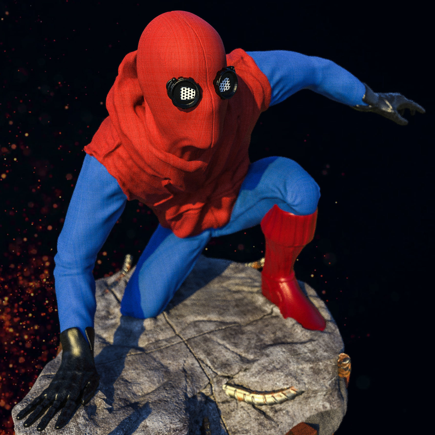 Spider-Man Homemade Suit 3D print model_21