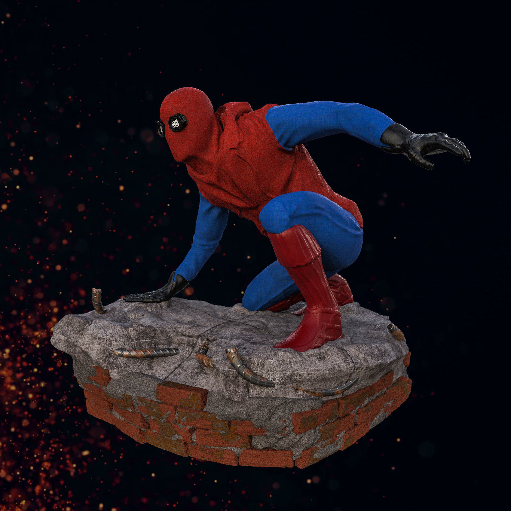 Spider-Man Homemade Suit 3D print model_11