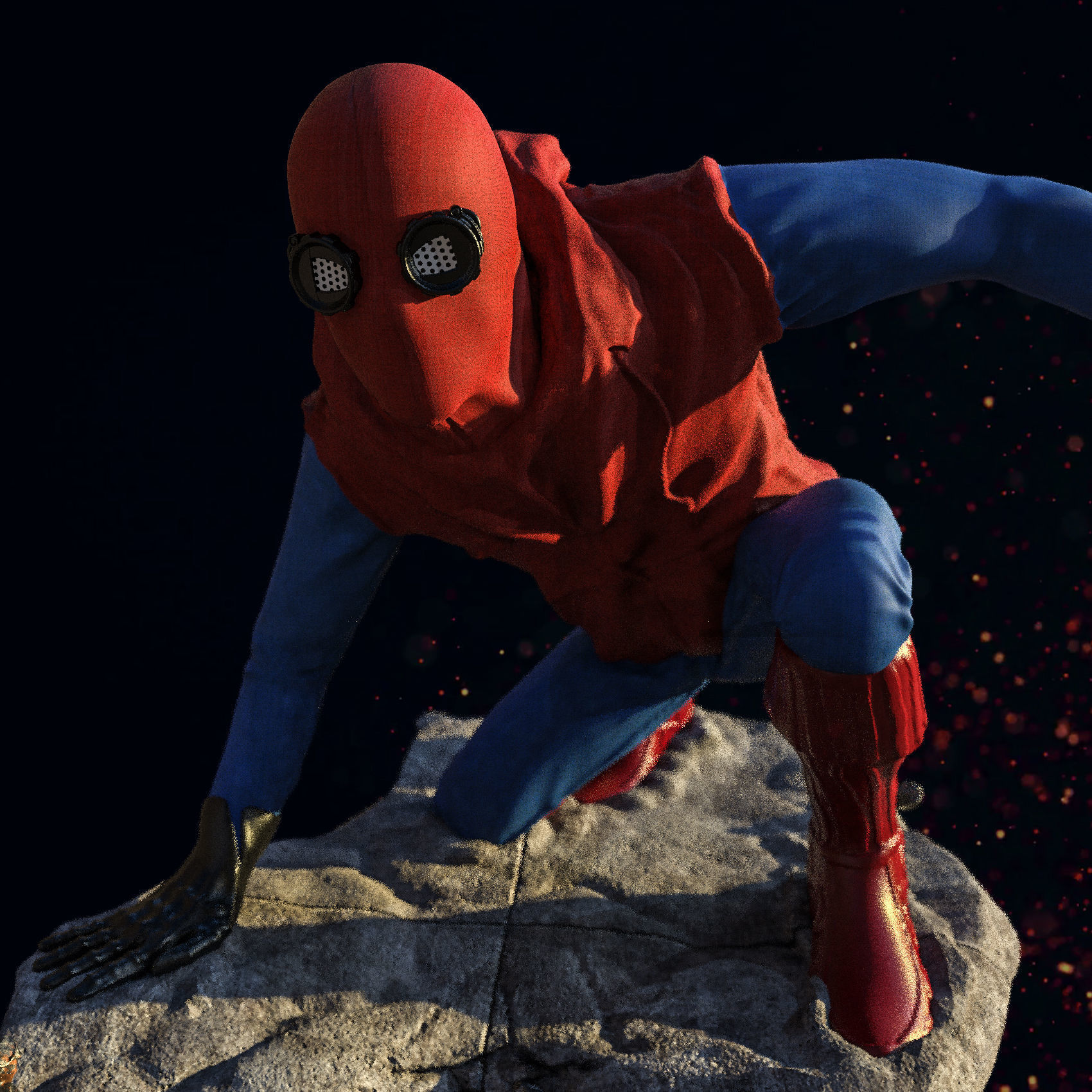Spider-Man Homemade Suit 3D print model_20