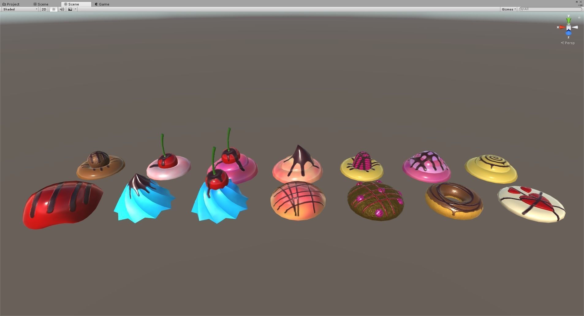 Ultimate Cupcake Pack Low-poly 3D model_10
