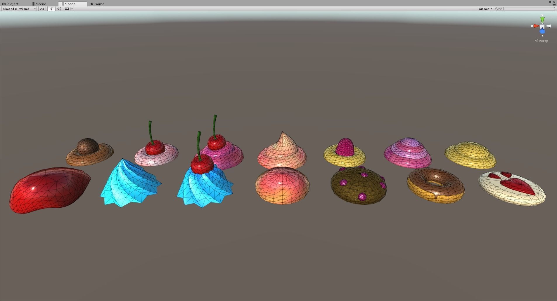 Ultimate Cupcake Pack Low-poly 3D model_9