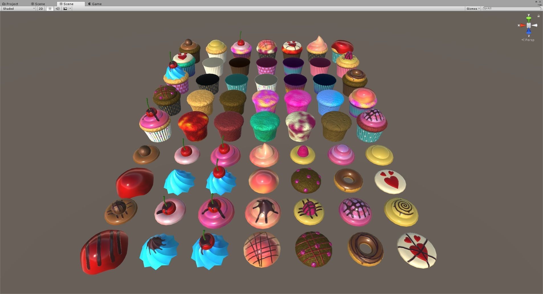 Ultimate Cupcake Pack Low-poly 3D model_11