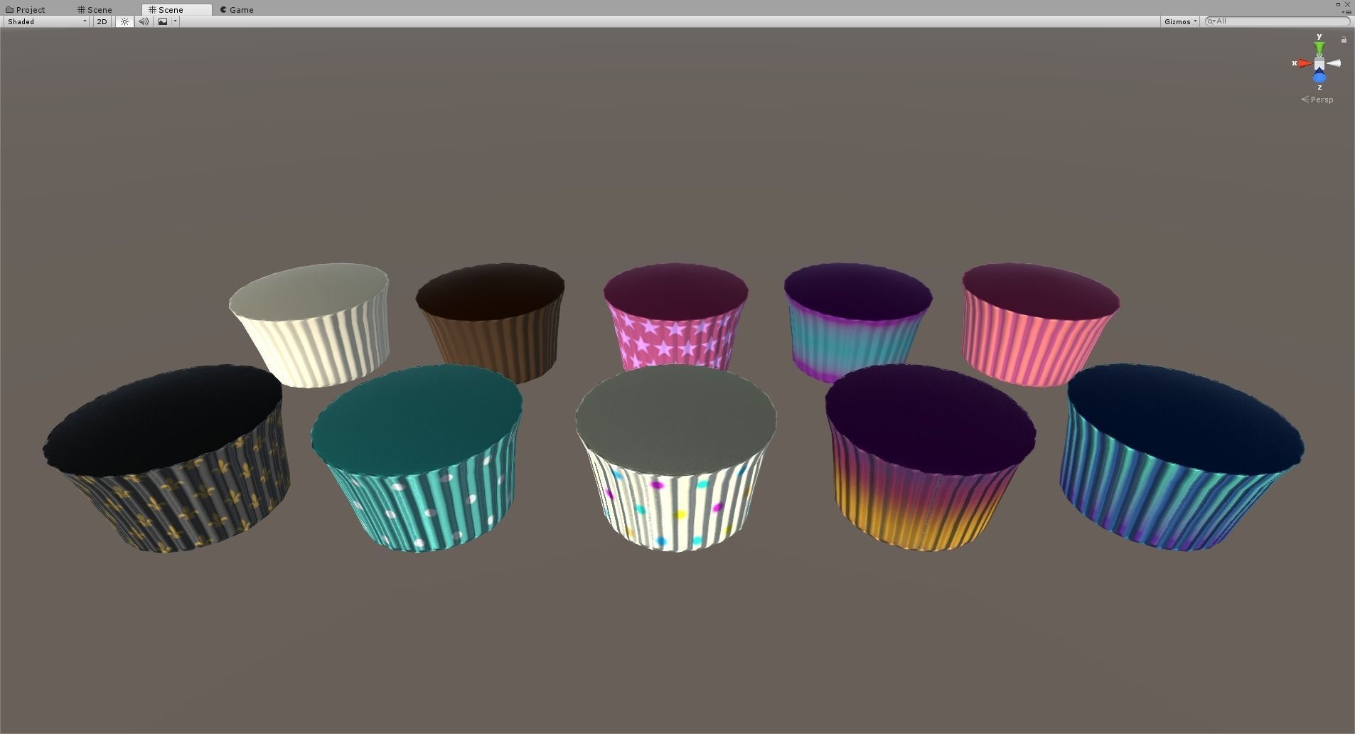 Ultimate Cupcake Pack Low-poly 3D model_4