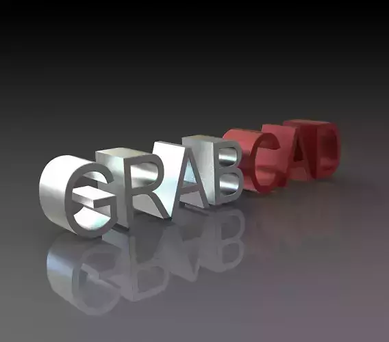 Grabcad logo Free 3D model