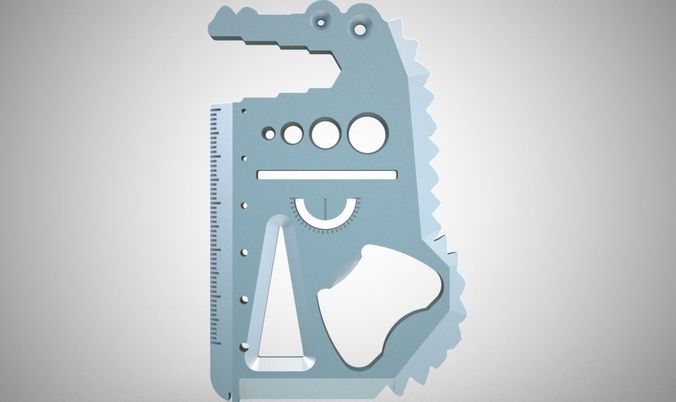 Crocodile Multi Tool 3D print model