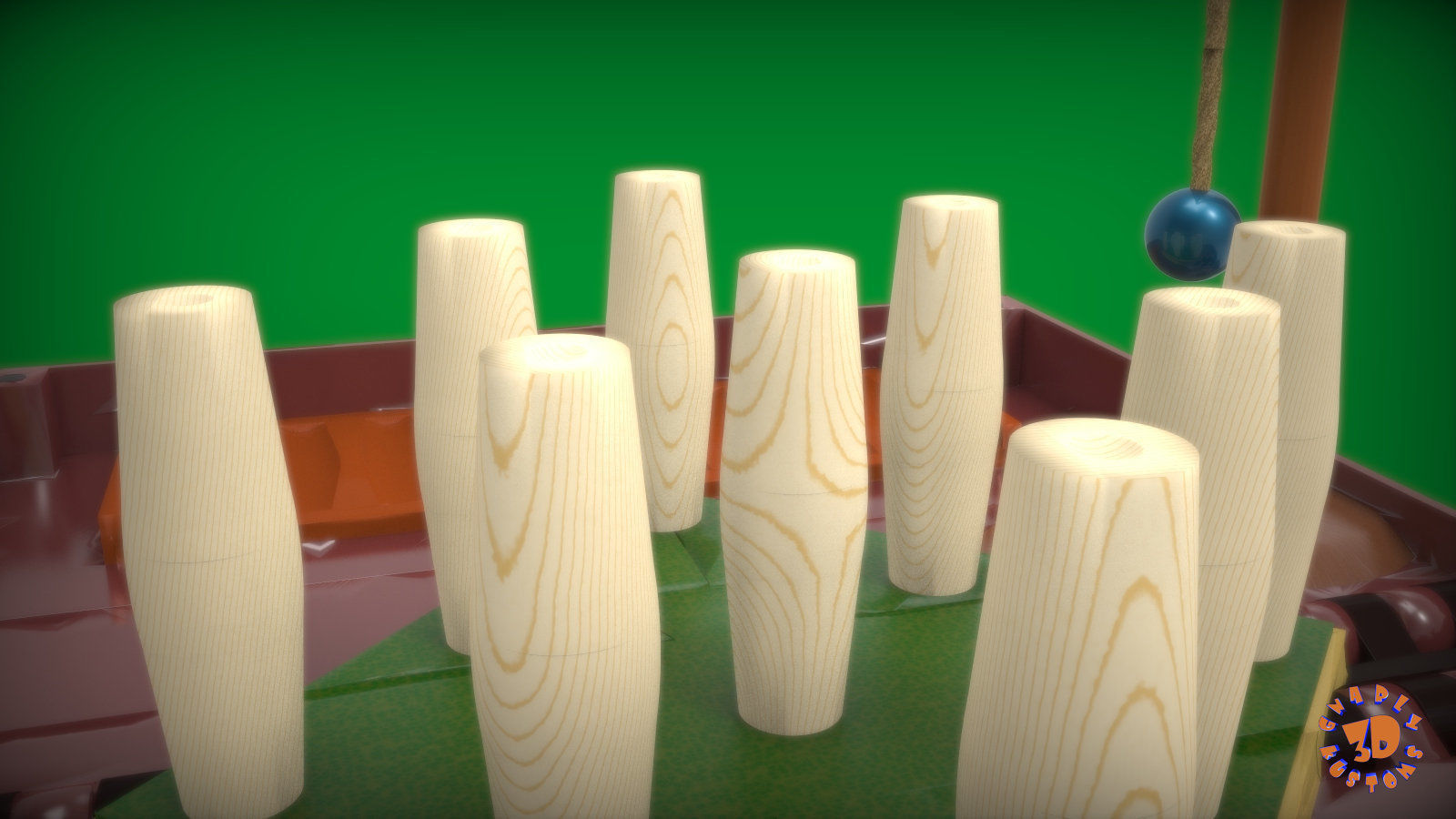 The Bar Skittles Game 3D print model_5