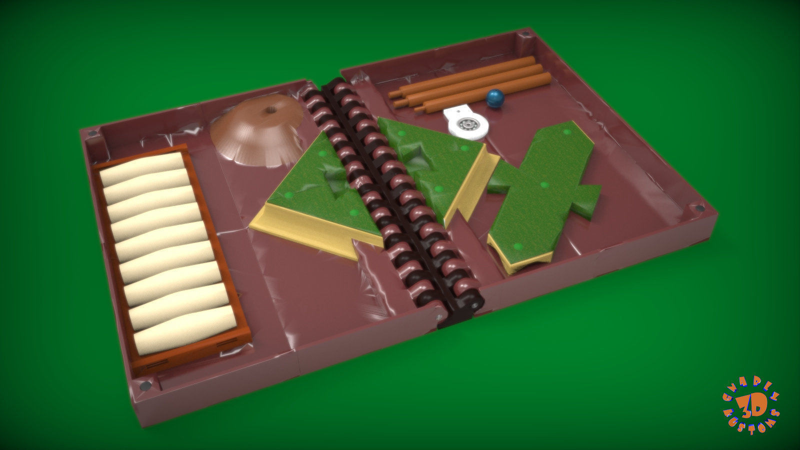 The Bar Skittles Game 3D print model_11