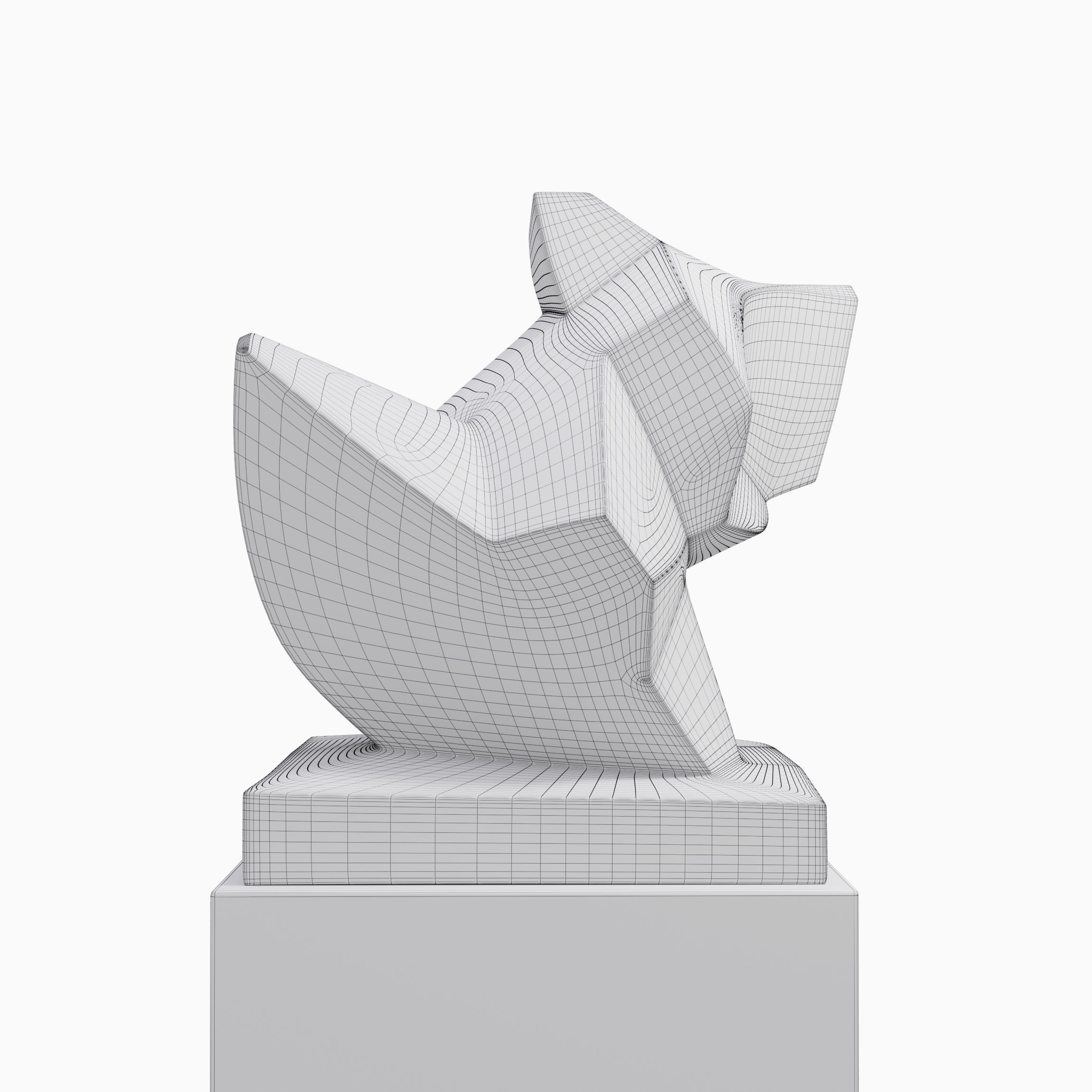 Criver Sculpture 3D model_1